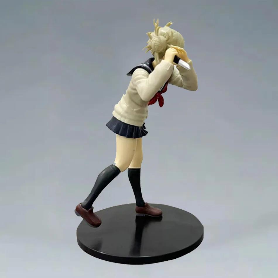 17cm My Hero Academia Boku No Hero Academia Himiko Toga Action Figure PVC Collectible Model Deku Fighter Anime JK Figure