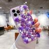 Pearl Flower for iPhone15ProMax Luxury All-inclusive Apple 14ProMax Rhinestone Phone
