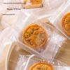 Mid-Autumn Mooncake & Pastry Gift Box with Egg Yolk Pastry, Peach Blossom Pastry, and Chinese Candy in a Nine-Grid Design.