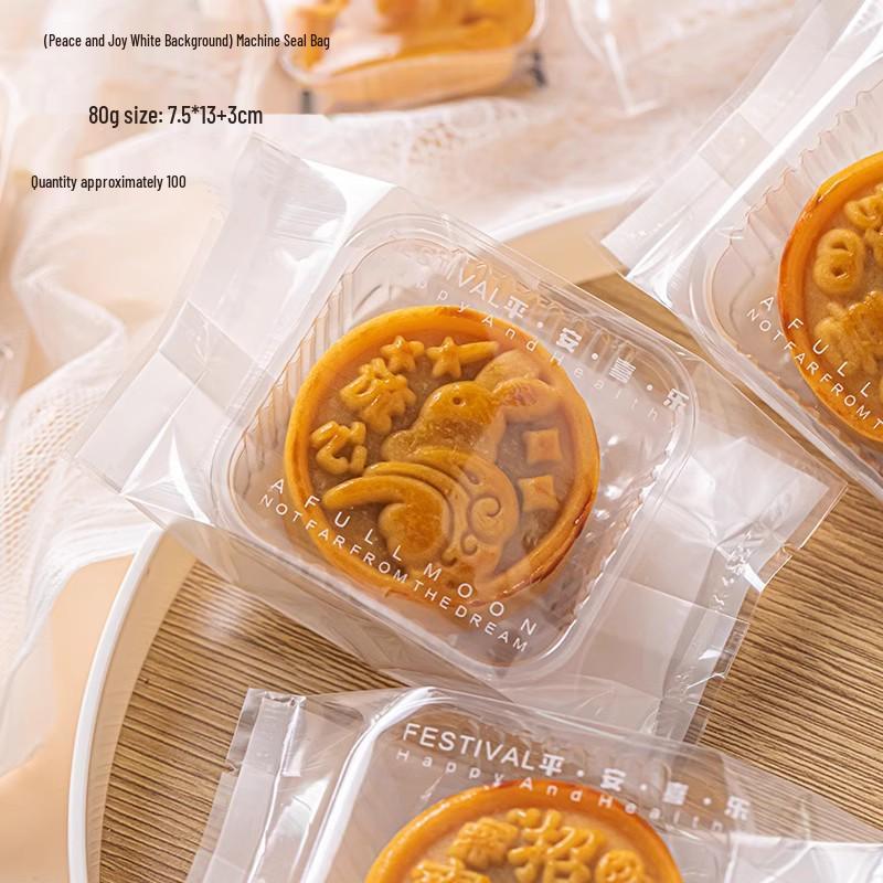 Mid-Autumn Mooncake & Pastry Gift Box with Egg Yolk Pastry, Peach Blossom Pastry, and Chinese Candy in a Nine-Grid Design.