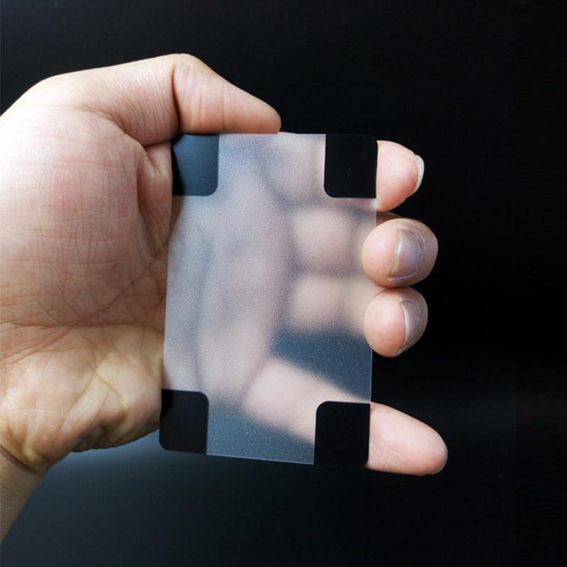 Transparent PVC Playing Cards Waterproof Wearable Plastic Crystal Poker Game