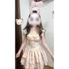 Waist puffy skirt cherry blossom weaving flower feather gentle floral dress sweet little flying sleeve princess cake skirt girl summer