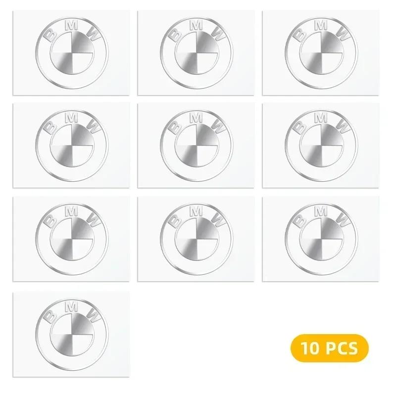2/5/10 Stück 3D Metall Auto Emblem Aufkleber Dekor Abzeichen Decal Innenraum Für bmw e46 e39 e90 e60 e30 f10 f11 f20 f30 g20 g30 x1 x3 x5 z4