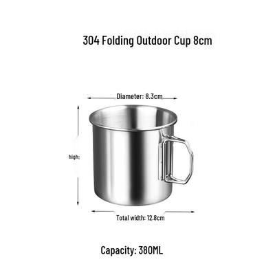 TLXT Portable Folding Camping Mug