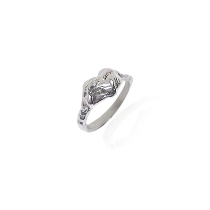 

XI`ANN Heart wave R Heartwave Ring Silver No. 15