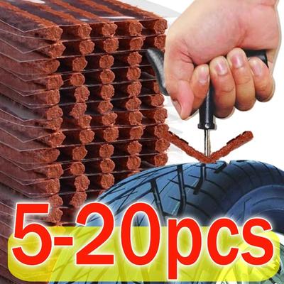 Tubeless Tire Repair Strips Car Motorcycle Bike Tyre Puncture Repairing Plug Seal Tools Rubber Strip Tires Repair Tool