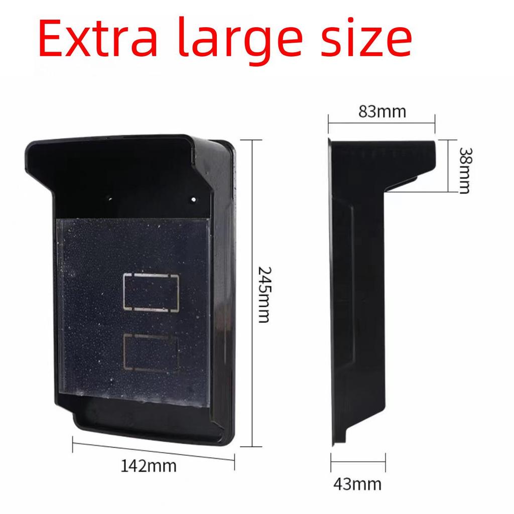 Waterproof Outdoor Face Recognition Access Control Cover and Doorbell Protector