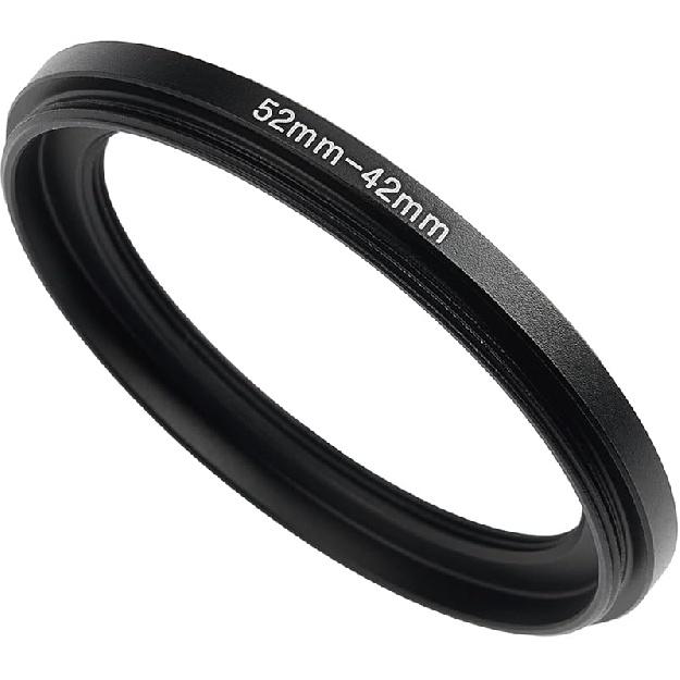 49mm To 58mm Step-Up Ring Filter Adapter for All Brands UV ND CPL Metal Ring Step-Up Rings Adapter Filter (49mm-58mm)