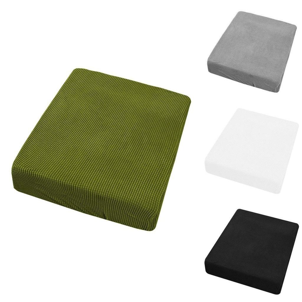 Stretchy Couch Seat Cushion Cover Soft Hand-feeling Easy To Fit Furniture Protector