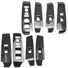 4pcs New ABS Carbon Fiber style Window Switch Panel Frame Cover For Honda Civic 11th - LHD/ RHD decoration Accessories