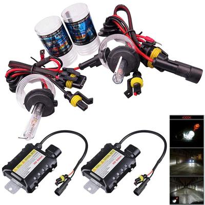 1 Set 55W Xenon HID Kiti Xenon Ampul Lamba Dijital Balast Araba Farları DC H7 4300K
