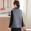 2026 Spring Collection: Elegant Handmade Chinese-Style Wool Vest for Women