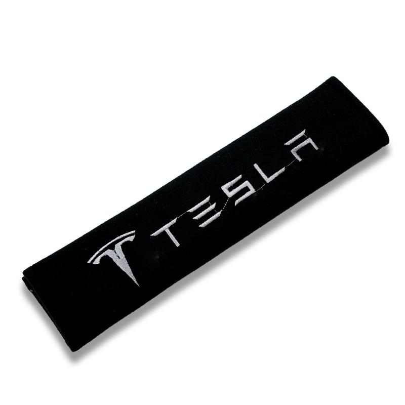 

1/2PCS Car Seat Belt Cover Shoulder Protector Cushion Pad for Tesla TM3 TMX 2016-2020 Decals Decal Model 3 X Car Valve Cap
