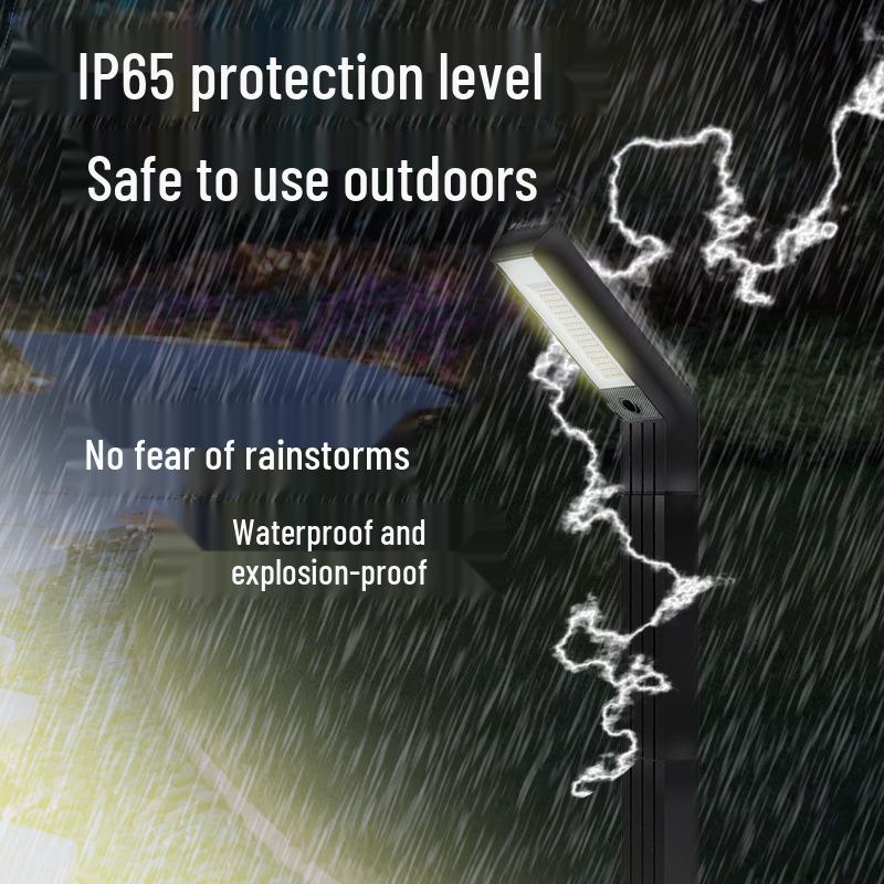 Waterproof Solar Outdoor Garden Lamp for Courtyard, Villa, Lawn, and Aisle