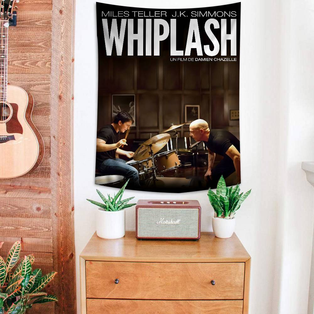 Classic Whiplash Movie Colorful Tapestry Wall Hanging Hippie Flower Wall Carpets Dorm Decor Wall Art Decor