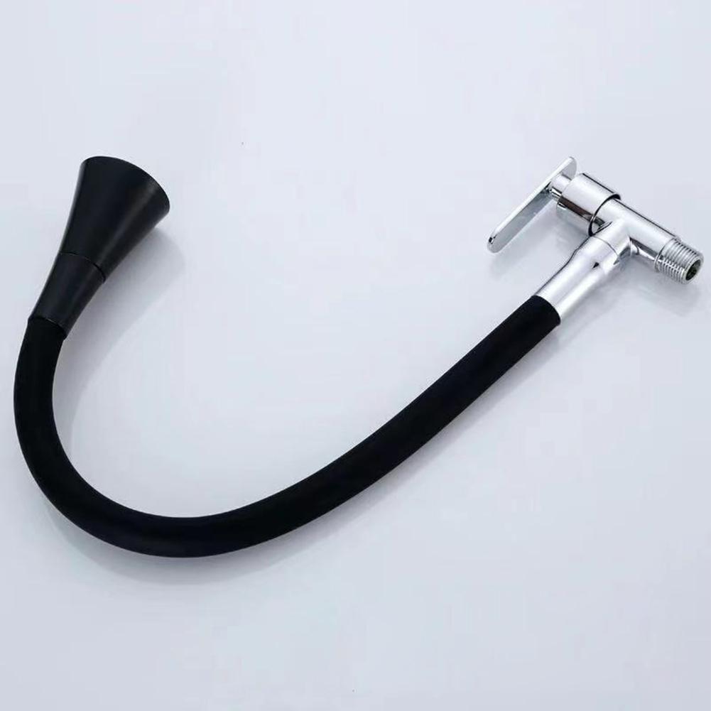 Easy Install Wall Mounted Kitchen Faucet with Rotatable Spout Design