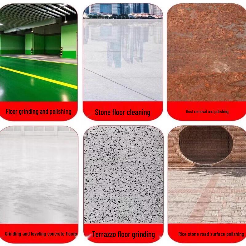 JiaShuEr Handheld Three-Head Dust-Free Concrete & Floor Grinder Kit CN plug (adapter included)