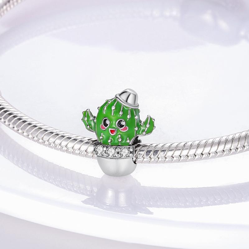 Mula Copper Green Series Charm Fit Original Bracelet Necklace Brazil Nation Map Pendant Beads Women Jewelry