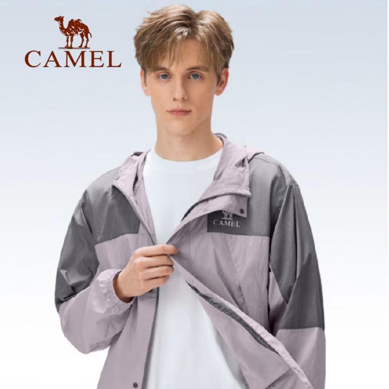 CAMEL Men s Breathable Cool-Touch Water-Repellent Jacket XL