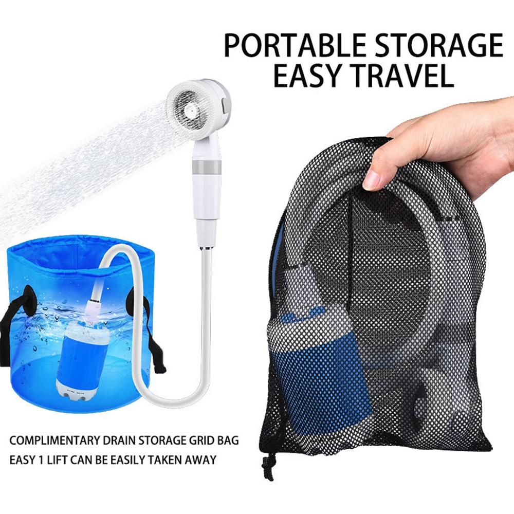 

4000mAh Electric Shower Camping Portable Shower Head Pump for Outdoor Hiking Travel Type A