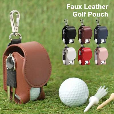 Golf Ball Pouch Golf Ball Holder Tee Bag Portable Outfit Organizer Bag Golf
