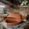KADAX Roman Clay Pot Oval with Lid
