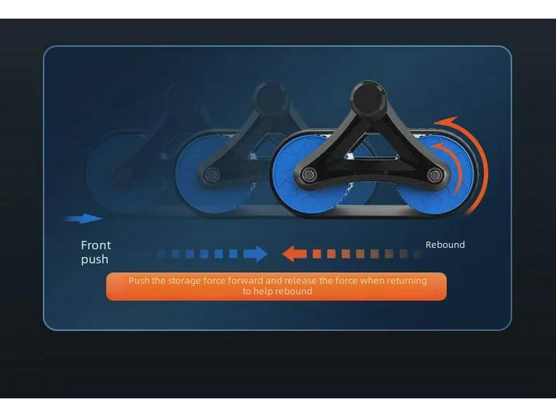 Automatyczne odbicie podwójne koło brzuszne dla mężczyzn i kobiet fitness