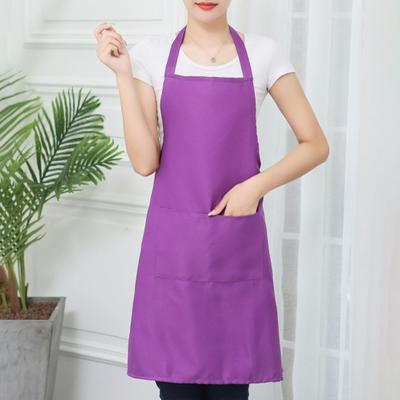 Unisex-Schürze, langlebige Arbeitsschürze mit Taschen, verstellbare Träger, Kochschürze für Grill, Restaurant, Bar, Cafés