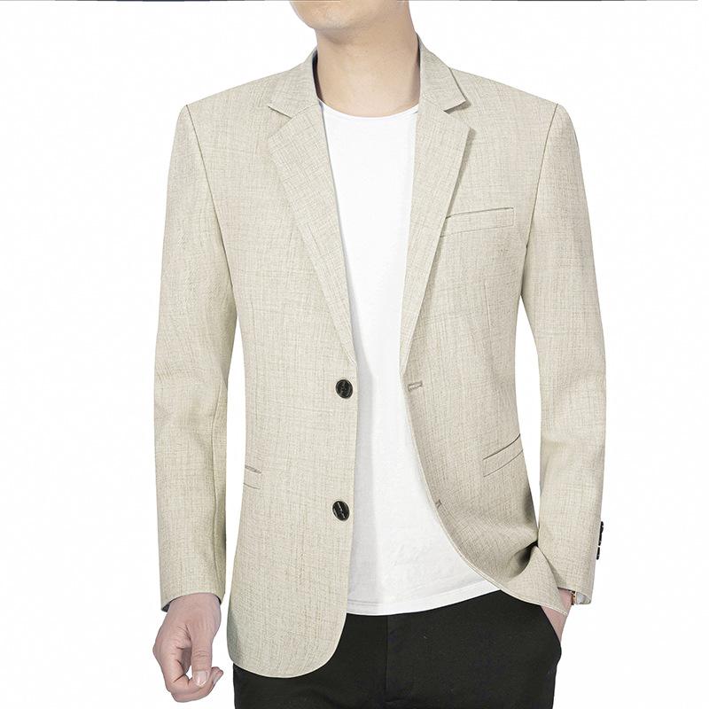 Autumn Solid Business Casual   Men Suit Jacket Thin Spring Men Clothing Blazer Hombre Coats Plus Size