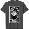 Opossum Tarot Card Goth Possum Witchcraft Gothic Occult Graphic Tee for Men