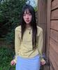 Hateuigseupeulloleo Flowline Pintuck Long Sleeves (Mustard)