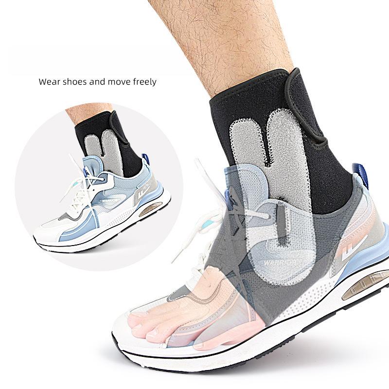Ankle Fixing Belt Arc Fit Aluminum Plate Support Pressurized Stable Walking Ankle Brace