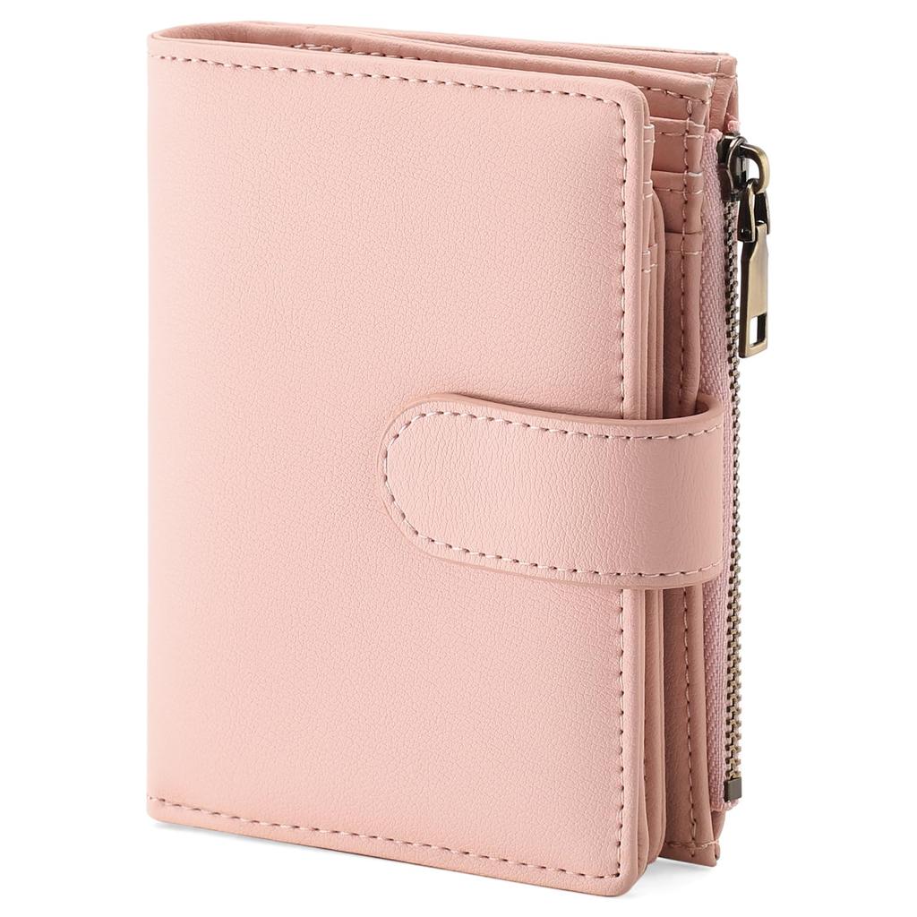 Cartera para Mujer RNIEGA, Gran Capacidad, Cuero Genuino, Ligera, Cartera Plegable, Monedero, Tarjetero, Compacta, Protección RFID y contra Clonación