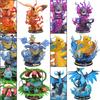 Figure Gk Evolution Of Charizard Greninja Eevee Gengar Mewtwo Mega Charizard X Luminous Action Model Toy Gift Pvc Statue