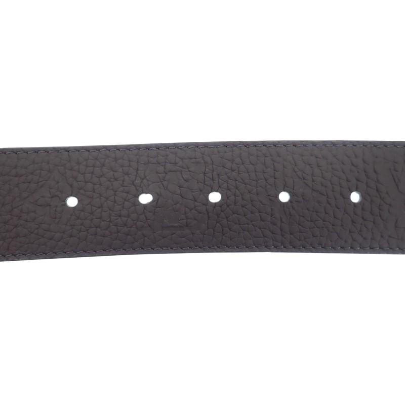 LOUIS VUITTON  M0424S 40 Monogram belt black Calfskin mens
