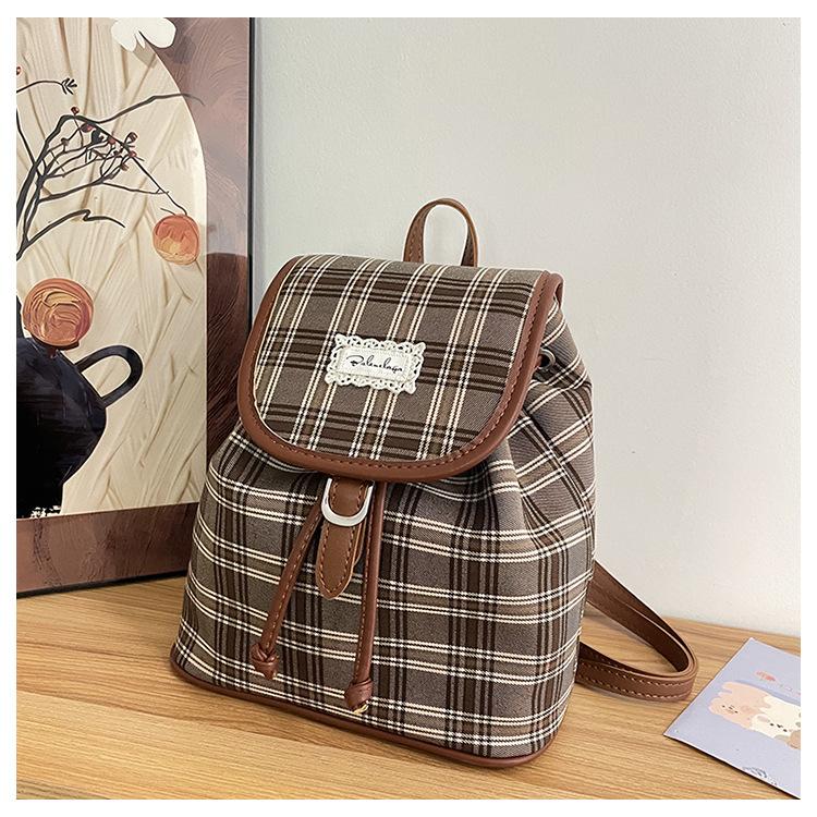 

Холщовый рюкзак женский повседневный универсальный студенческий школьный рюкзак-ведро высокой ценности легкий дорожный рюкзак