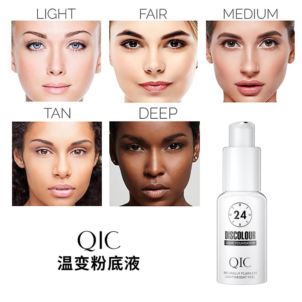 Liquid Foundation Concealer Does Not Take Off Makeup, Liquid Foundation Changes Color, Skin Tone Changes Temperature, Oil Control, Setting Foundation