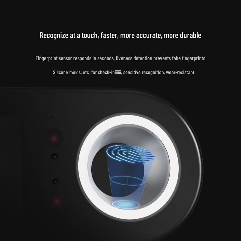 DingTalk M5F Smart Face & Fingerprint Attendance Machine CN plug (adapter included)