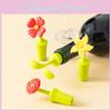 Flower Silicone Wine Stopper With Vacuum Seal For Home Bar And Gift