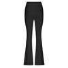 Moda feminina cintura alta levantamento de quadril yoga calças de moletom calças largas largas