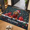 Christmas Theme Floor Carpet, Soft Area Rug, Xmas Indoor Home Holiday Decoration