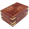 Jewellery Box for Women Carving Brass Design  Handmade Decorative Case Kit  Storage Boxes  Big Box  Jewellery Box