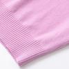 2025 Spring Women's Slim Fit Knit Sweater - Sweet & Simple Turn-Down Collar, Short-Sleeved