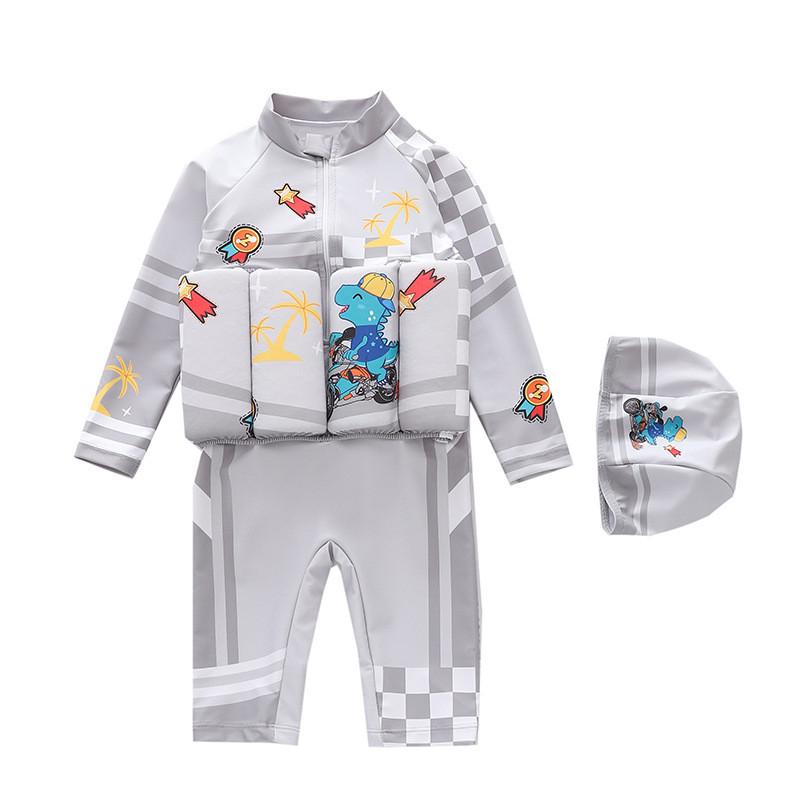 Kinder Haifisch Cartoon Schwimmweste aus Polyester für Schwimmen und Wassersport