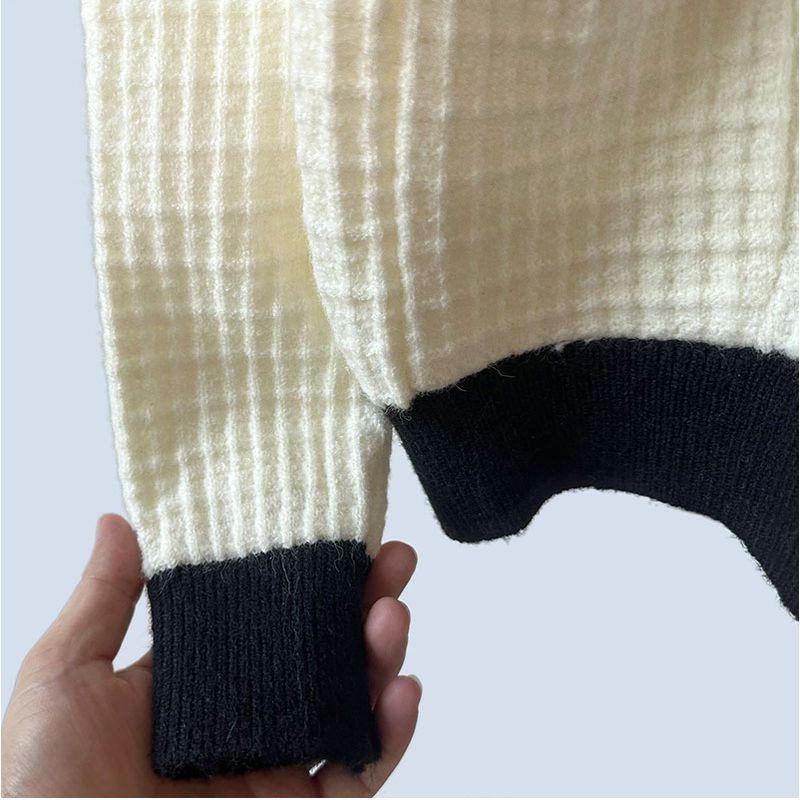 2025 Autumn and Winter New Women clothes Long sleeve Woolen Sweater Women's Loose V-neck Single-Breasted Temperament Cardigan Outerwear