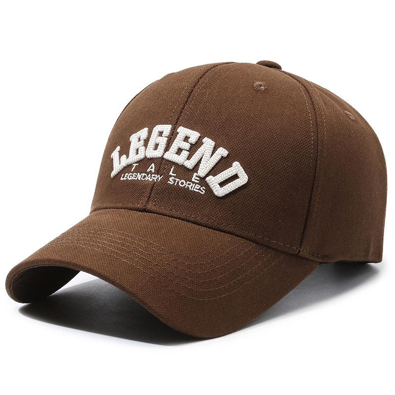 Spring and Autumn New Korean Version of Letter Embroidered Baseball Cap Men's Casual Versatile Curved Brim Cap Women's Face Small Hat