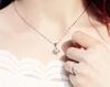 White Copper Silver-Plated Four-Leaf Clover Pendant Necklace for Women - Simple, Versatile Clavicle Chain, Japanese Korean Style