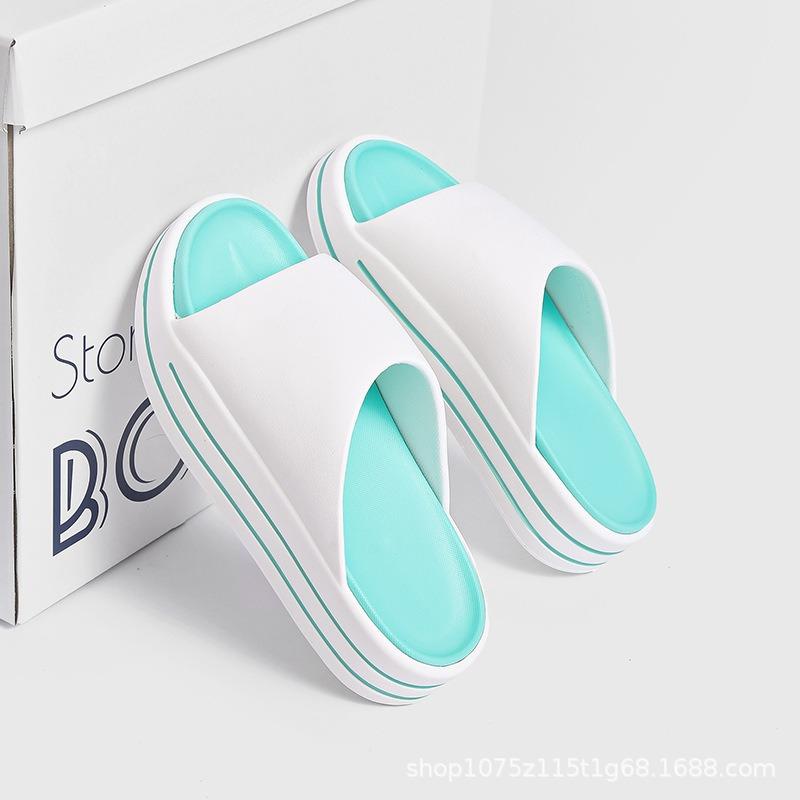 

Summer women s new slippers thick bottom heightened non-slip casual versatile fashion outdoor sports beach sandals 35-36