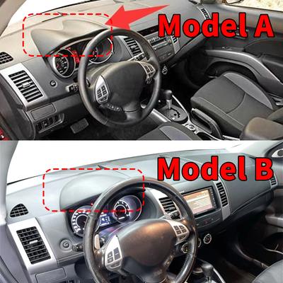 Fit for Mitsubishi Outlander 2007 2008-2012 LOGO Car DashMat Sunshade Dashmat Dashboard Cover Pad Protective Carpet Accessories
