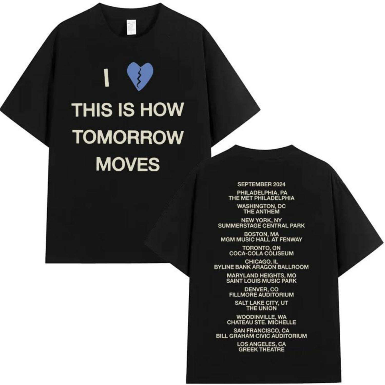 

Beabadoobee I Love This Is How Tomorrow Moves Tour 2025 T-Shirt Men Women Vintage Harajuku T-shirts Summer Tops XXXXXL